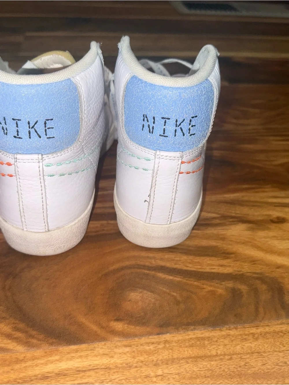Nike White Cream Low-Top Sneaker Interior